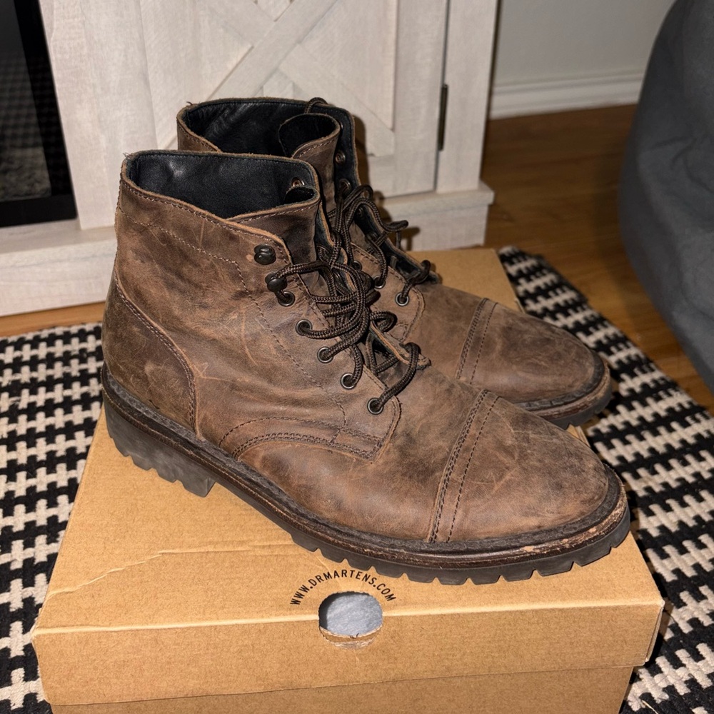 Men's Thursday Brown Leather Boots
